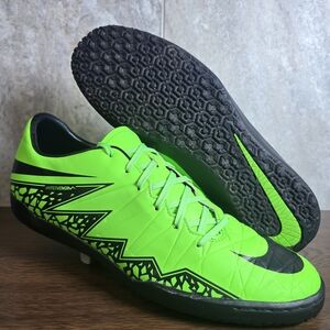 Nike Hypervenom Phelon 2 IC Men's Indoor Court Soccer Shoes Size 12 Green Black